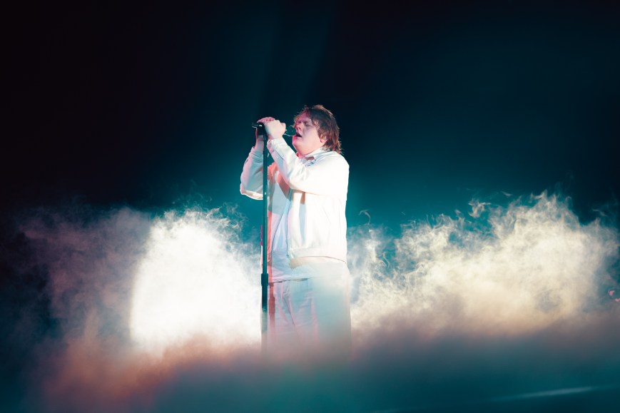 Lewis Capaldi laughs it up at Liverpool M&S Bank Arena